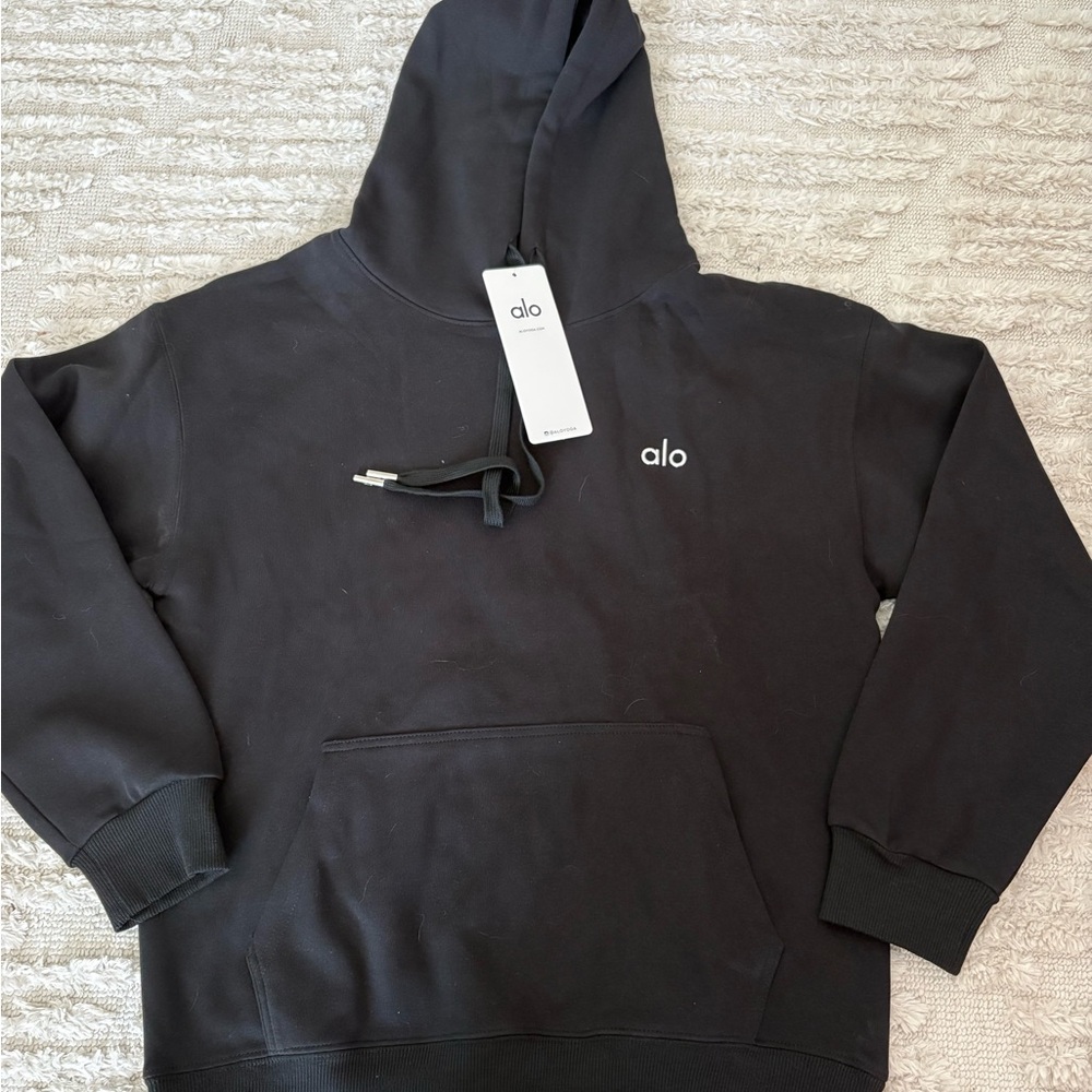 ALO Yoga Men's Charcoal Hoodie